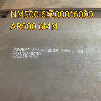 Odporność na zużycie NM500 Pancerz Ar500 Płytka 12 mm Długość 2440 mm Szerokość1220 mm